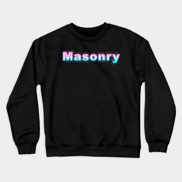 Masonry Crewneck Sweatshirt by Sanzida Design